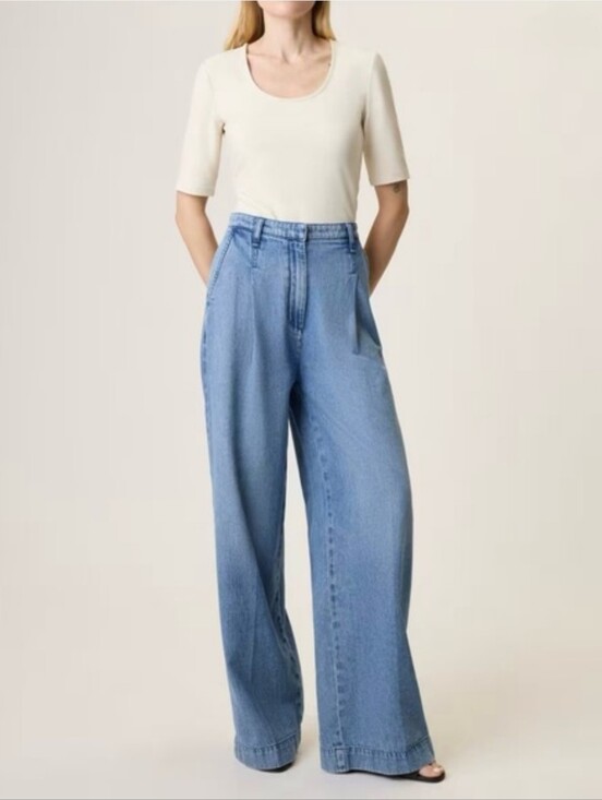 rag & bone Denim - RAG & BONE Aurora Pleated Trouser in Size 26 Winwood